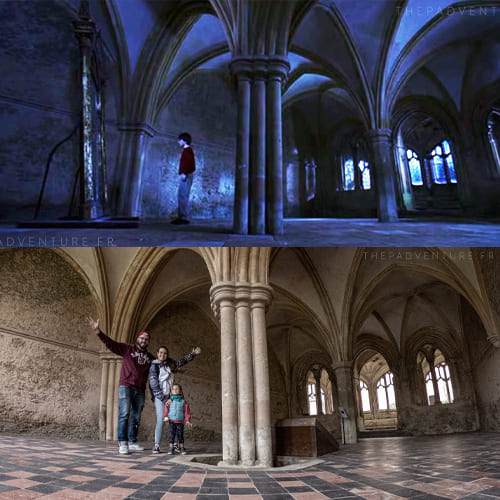 Image comparative des scènes de Harry Potter